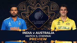 ICC World Cup 2023 | India vs Australia Playing 11-Match Preview |#ICCCricket