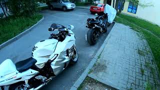 Встретил еще одну #suzuki gsx 1300 r #hayabusa