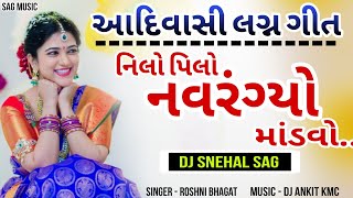 Aadivasi Lagn Geet, Nilo Pilo Navrangyo Mandvo, ( નીલો પિલો નવરંગ્યો માંડવો ) Dj Snehal SAG