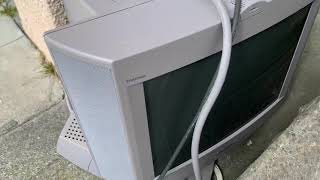 1997 Sony Vaio Trinitron CPD-220VS CRT Monitor on the Street