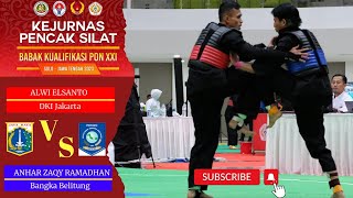 Kelas B Putra‼🔥 ANHAR ZAQY RAMADHAN 🔵Bangka Belitung🔵 VS ALWI ELSANTO 🔴DKI JAKARTAM🔴