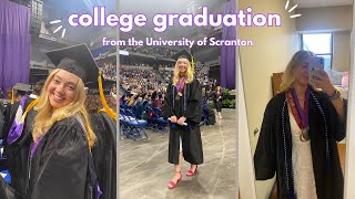 graduate with me!! college graduation from the university of scranton | vlog