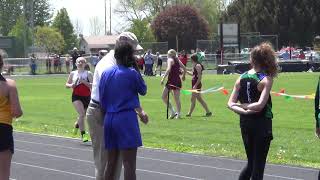 A.K.P.C. 8th Grade 4x400 relay; Sectionals at Mason City; 5/4/2019