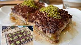 Soğuk baklava tarifi 👌🏼 Borcamda şipşak hazırladım, pişirdim. Acemiler bile kolayca yapabilir🥰