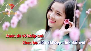 Ta Yêu Xuân- KARAOKE Tone NAM