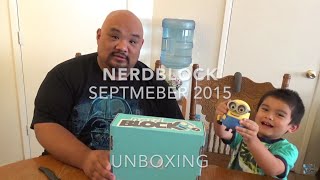 Nerdblock September 2015 Unboxing