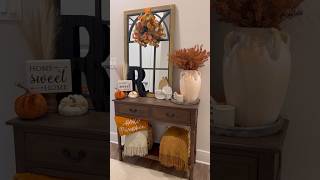 Fall Entryway Decor 🍂#entrywaydecor #falldecor #homedecor