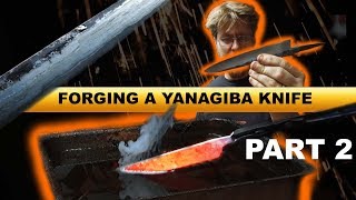 Forging an Iron sashimi  knife | PART 2