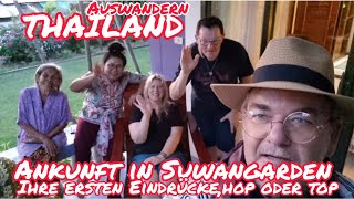 AUSWANDERN THAILAND🇹🇭Sabrina und Robert kommen nach Suwangarden Homestay Ankunft und erste Eindrücke