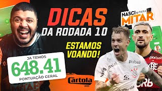 DICAS RODADA 10 - CARTOLA FC 2023 - RODADA 10 CARTOLA