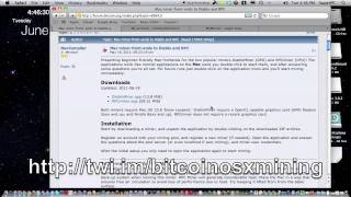 How to start BitCoin Pool Mining on OS X