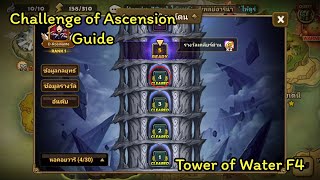 [Summoners War] Challenge of Ascension - Tower of Water F4