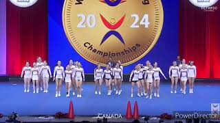 Team Canada All Girl Premier ICU Worlds 2024 Day 1