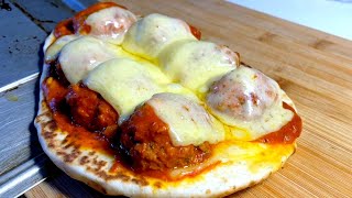 CHEESY MEATBALL FLATBREAD SANDWICH SUBSCRIBER SPONSORED REQUEST!