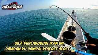 Gilaa !! Perlawanan Ikan Ini Bikin Sampan Ku Keseret Seret