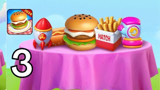 Match Cooking 3D - Gameplay Walkthrough Part 3 - Levels 11 to 15 - (iOS, Android)