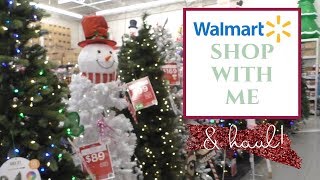 Christmas Trees in Walmart! What did I buy?? Shop with Me and Walmart Haul!