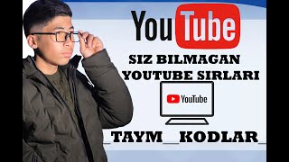 YOUTUBE SIRLARI! SIZ BILMAGAN FUNKSIYALARI!!