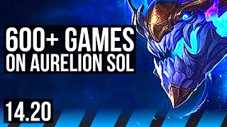 AURELION SOL vs HWEI (MID) | 600+ games | EUW Master | 14.20