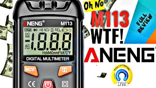 ANENG M113 CHEAP-O Multimeter Review & Teardown!