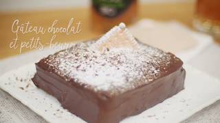 Millefeuille chocolat et petits-beurre  - Cœur de Pom' - tuto recette dessert