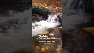 sabtu 7 sept 2024