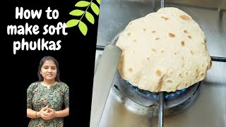 ಹತ್ತಿಯಷ್ಟು ಮೃದುವಾದ ಫುಲ್ಕಾ | super soft phulka recipe | soft chapati | north India style roti