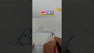 Curly handwriting styles |English language | lovely handwriting #shorts #impressivewriting