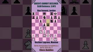 Pawn Formation: SLAV 🔴 Vachier Lagrave, M vs Van Foreest, J|| Berlin Armageddon Euro & Africa 2023