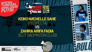 PB INA KIDS TOURNAMENT | TUNGGAL ANAK ANAK PUTRI | SAHE VS FADILA