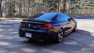 F13 BMW M6 muffler delete exhaust sounds