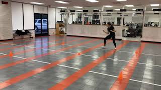 Agility/Speed fencing footwork exercise