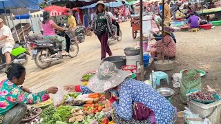 Fish Market In Cambodia | Small and big business starts from hard work