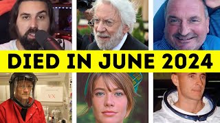 😞 American Celebrity who Died in June 2024