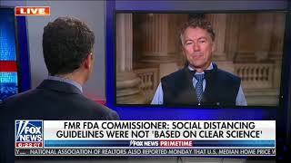 Sen. Paul Joins Brian Kilmeade to Discuss Mask Mandates and Vaccines - March 22, 2021