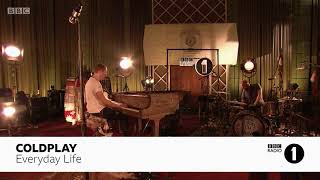 Coldplay - Everyday Life (BBC Radio 1, London 2019)