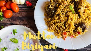 Mutton Biriyani Recipe | Simple mutton Biriyani | Mutton Recipes | Seeraga Samba Biriyani |