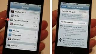 iPhone 4 Personal Hotspot Demo