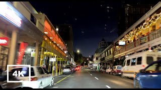 Would you be SAFE driving at Night in Downtown Cape Town? 4K Drive - Dashcam - [ASMR Non-Stop]