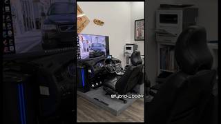 I built a REAL CAR simulator!! #shorts #simracing #cars  #gaming  #simrig