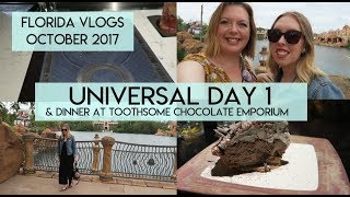 Vlog 4 | Universal Orlando & Toothsome Chocolate Emporium | Florida Vlogs Oct 2017 | Elle and Mimi