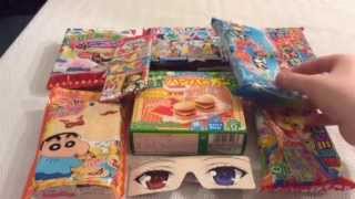 ASMR - Japanese DIY Candy Kit Unboxing (No Talking) - Japanese Candy Haul