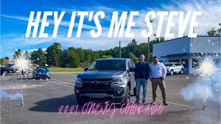 2021 CHEVY COLORADO Z-71, V-6 SHORT CREW | COMPACT PICKUP TRUCK LARGE ON UTILITY!