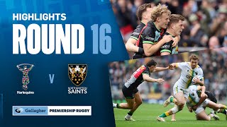 Harlequins v Northampton - HIGHLIGHTS | Nail-Biting Finish! | Gallagher Premiership 2023/24