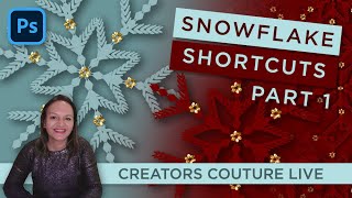 Snowflake Art & Pattern Shortcuts with Photoshop Brush Symmetry & the Adobe Capture Plugin