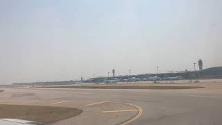 Asiana Airlines flight OZ 768 DEL to ICN arriving Incheon International Airport South Korea