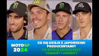 MOTOGP - CO SIĘ DZIEJE Z JAPOŃSKIMI PRODUCENTAMI? CO MYŚLĄ ZAWODNICY YAMAHY I HONDY?