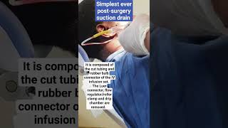 Surgery hacks: suction drain #oralsurgery #hacks #vacuumcleaner #science #simplestform #health #best