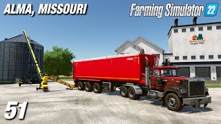 FINISHING THE SOYBEAN HARVESTS!! | Alma Missouri | Farming Simulator 22- Ep51