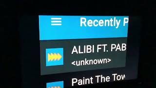 Alibi Sped Up On 2011 LG TV